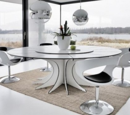 White Round Modern Dining Table find great ideas for your dining room design, furniture and decor White Round Modern Dining Table find great ideas for your dining room design, furniture and decor