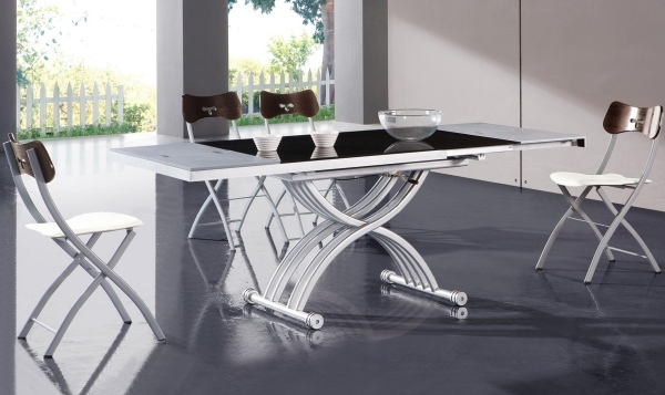 folding chairs extendable table