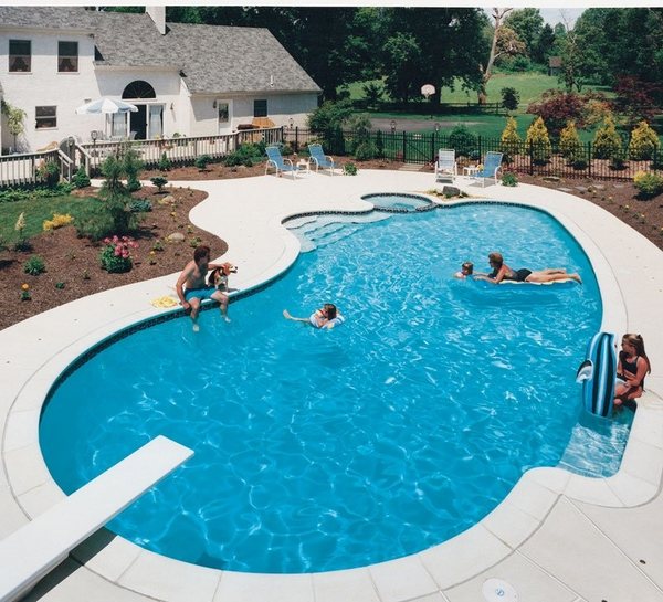 Pool shapes springboard 