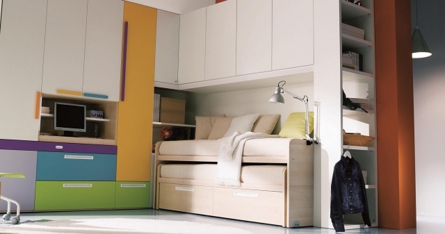 Teen rooms for boys modern colorful furniture