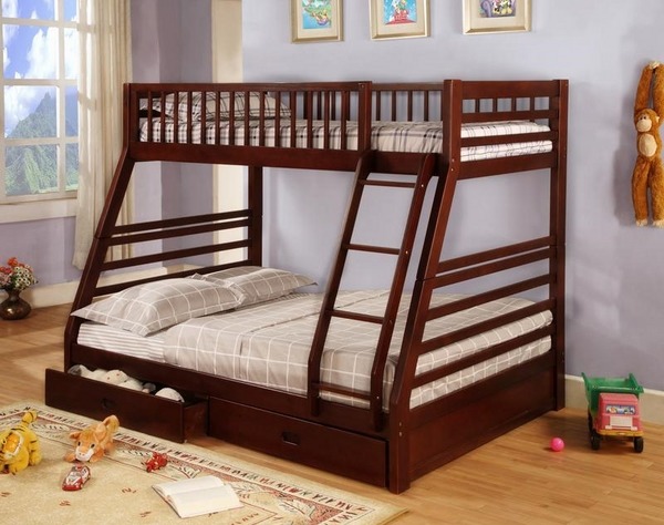 Twin over full bunk bed design ideas