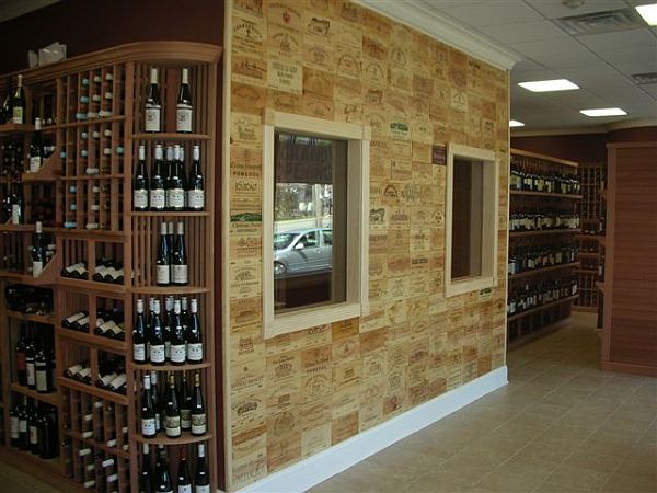 wine boxes wall tile panels