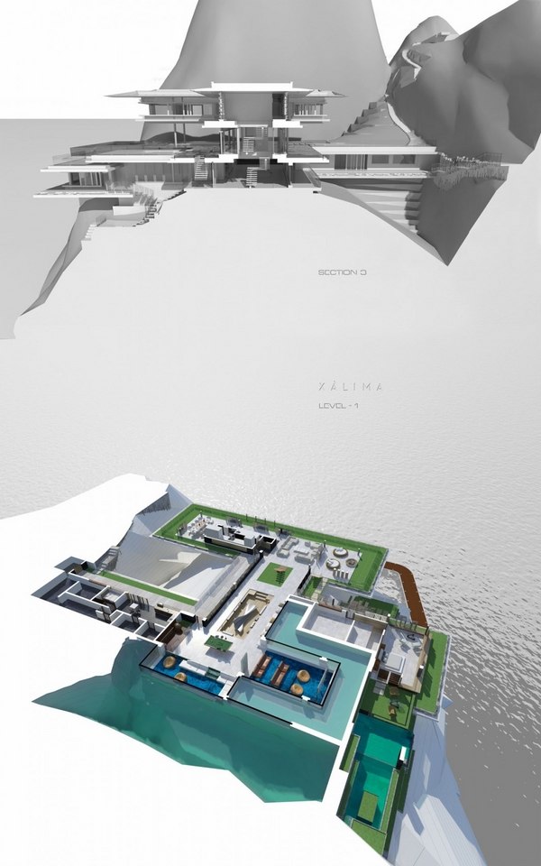 Xalima island house architectural plans 1