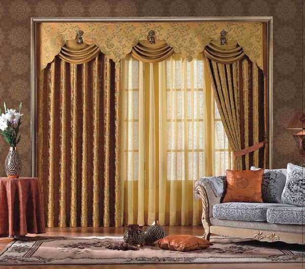 beautiful curtains for windows in earthy colors