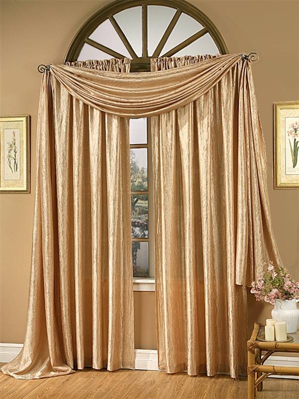 Beautiful Window Valance Curtains Rich Drapery Bedroom Living Room Window Treatment 