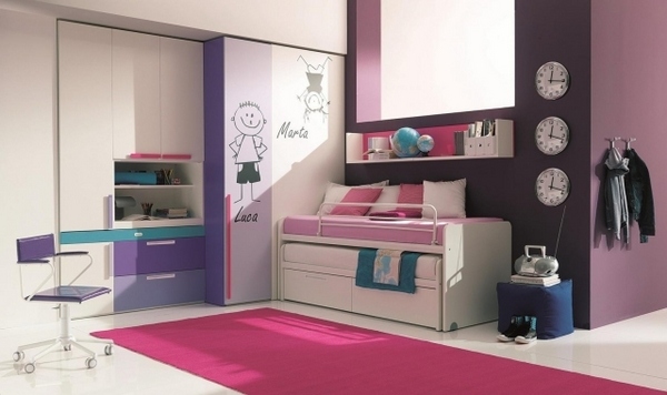 bed with storage space drawers for teenage girls