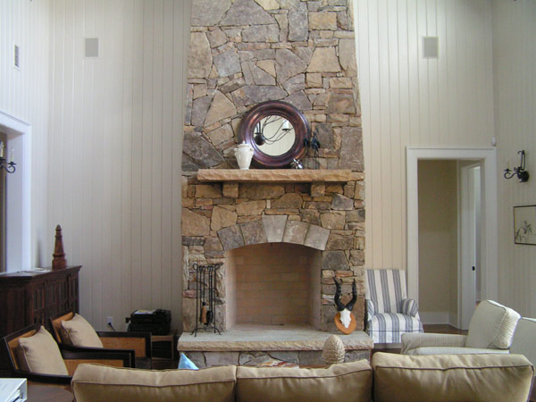 family room focal point
