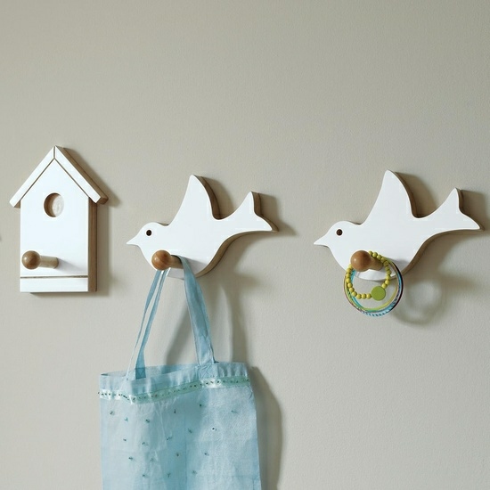 hangers birdhouse figures nursery