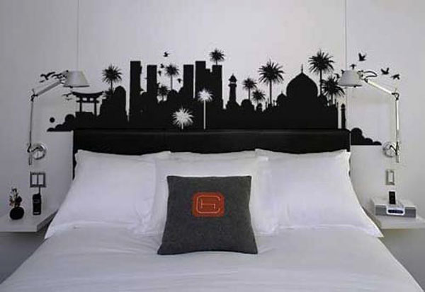 ideas wall sticker urban scene