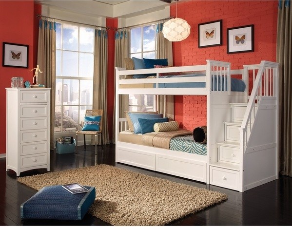kids ideas white bedroom furniture stairs