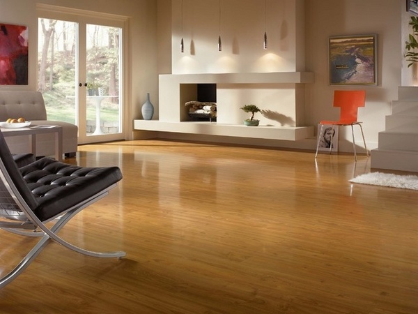 flooring oak contemporary living room design