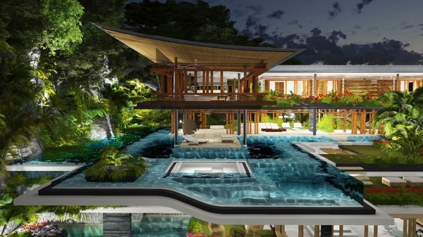 luxury residence Xalima house outdoor swimming pools