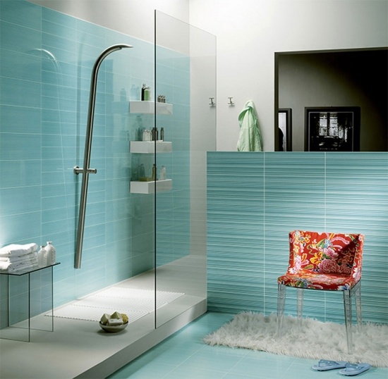 modern bathroom tiles different pattern areas