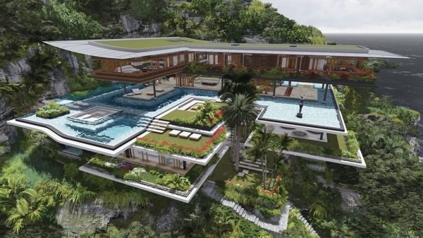 modern dream home project Xalima island house