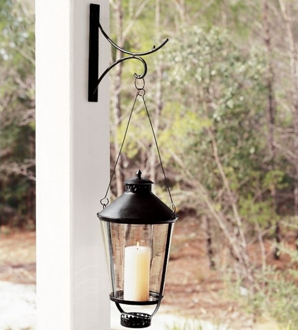 outdoor lighting ideas veranda hang led candle