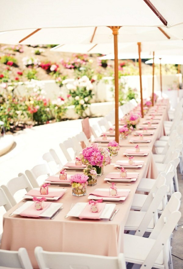 pink decorating ideas parasol chairs