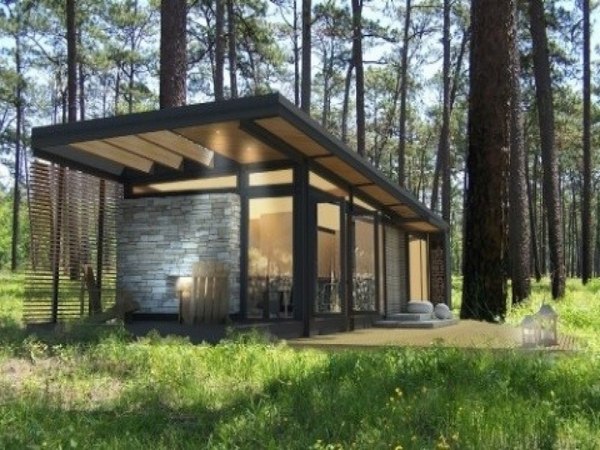 prefab cabin forest house ideas
