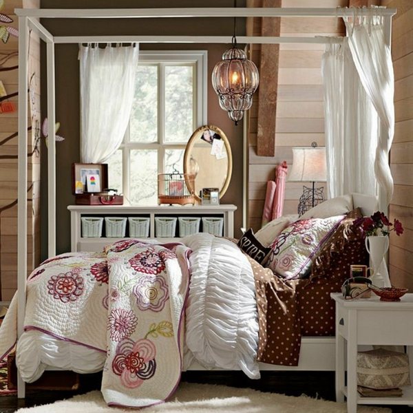 white bedroom furniture chabby chic style four poster ideas