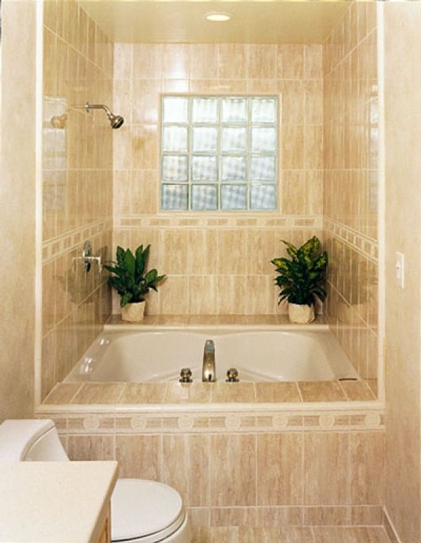 small interior light beige tiles bath tub
