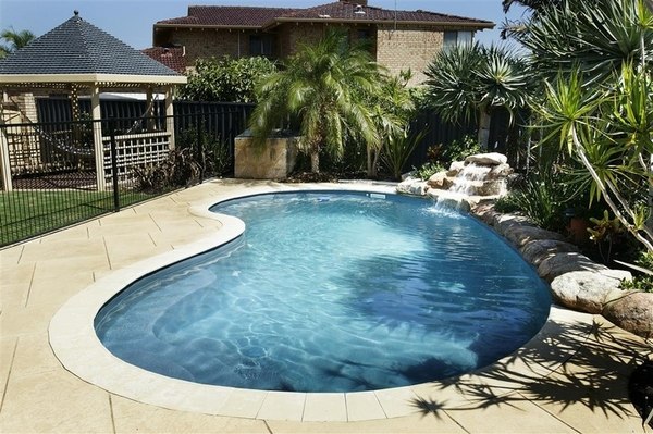 spectacularswimming pools waterfall feature