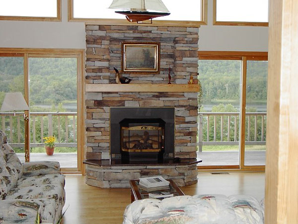 stone fireplace ideas living room light colors