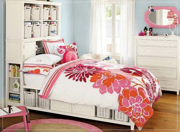 sweet floral motifs bedding set
