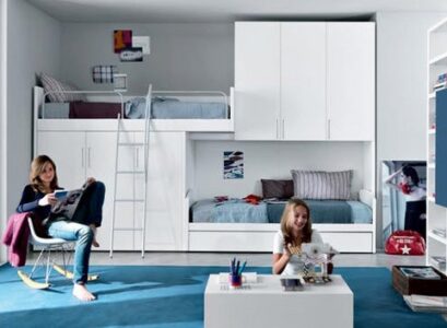 unisex-childrens-bunk-beds-storage-cabinets-open-shelves