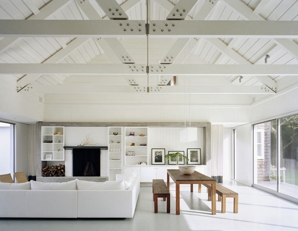 vaulted design ideas exposed wood trusses contemporary inteiro