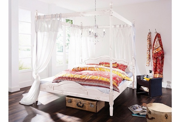vintage bedroom furniture white bed canopy