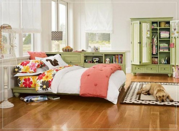 vintage kids bedroom for little girls