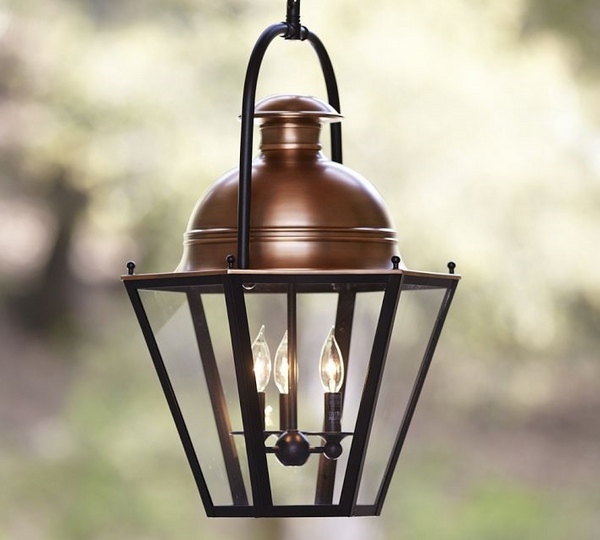 vintage outdoor lighting led garden terrace idea