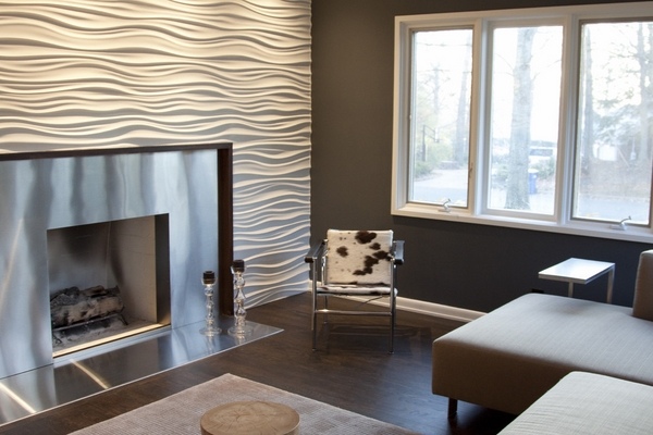 Contemporary-fireplace-surround-ideas-steel modular wall 