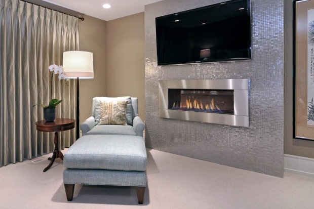 Contemporary Fireplace Surround Ideas, Modern Contemporary Tile Fireplace Designs