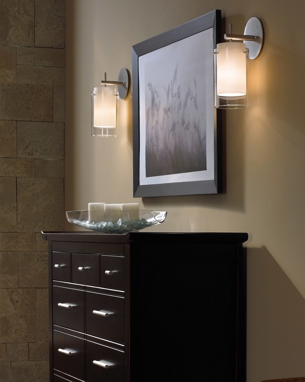 Contemporary-wall-sconces-hallway accent lighting