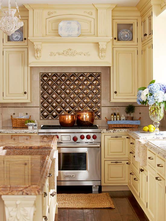 Kitchen-backsplash-tiles-ideas-bronze-backsplash-tiles-accent