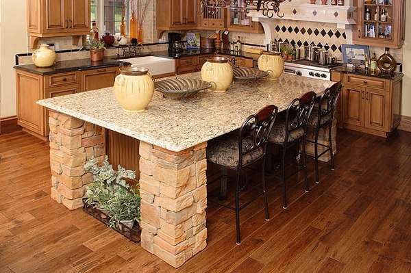Santa-Cecilia-granite-countertops-kitchen-island-countertops