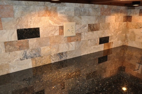 UbaTuba tile backsplash contemporary kitchen
