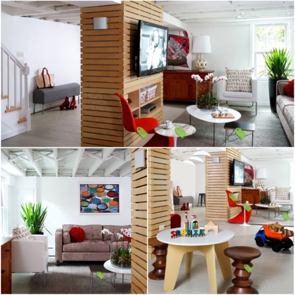 basement remodeling ideas family room play area 