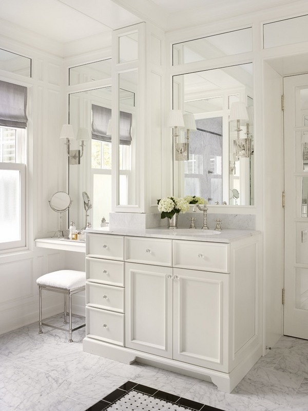 bathroom-vanity-cabinets-storage drawers mirror