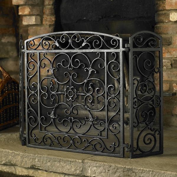 beautiful-ornate-cast-iron-fire-screen