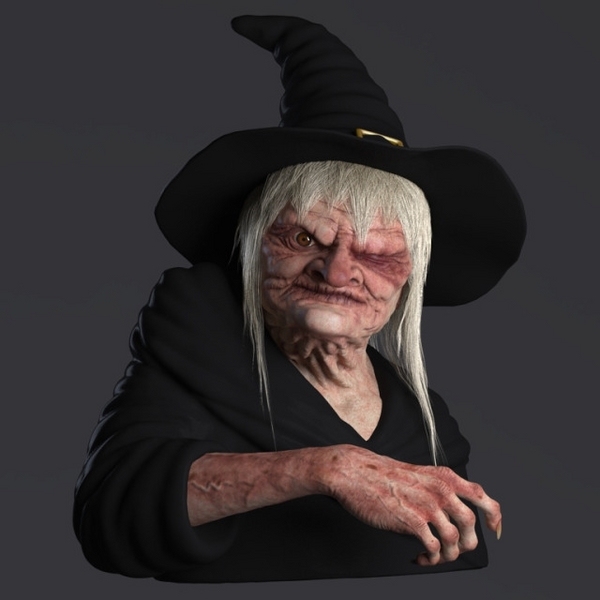 best old witch pointed hat