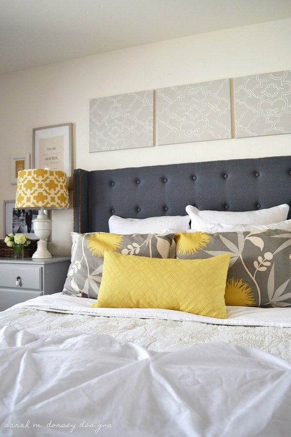 black-diy-tufted-headboard-design-modern-bedroom-ideas
