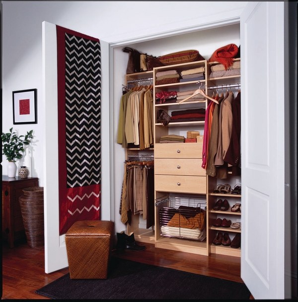 closet-organization-tips-shelves drawers clothes hangers