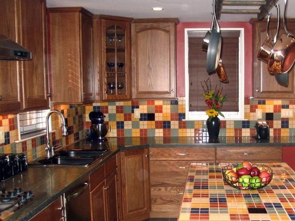 ceramic tiles backsplash kitchen interior design ideas