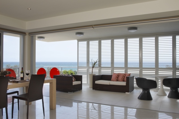 contemporary apartment plantation shutters for slifing doors