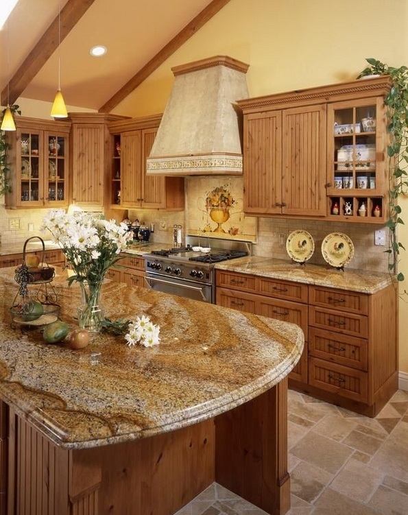 country-kitchen-design-ideas-wood-cabinets-backsplash-neutral-colors