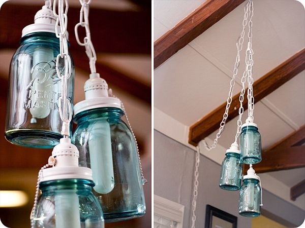 diy-maison-jars-chandelier-project-blue-glass-white-chains