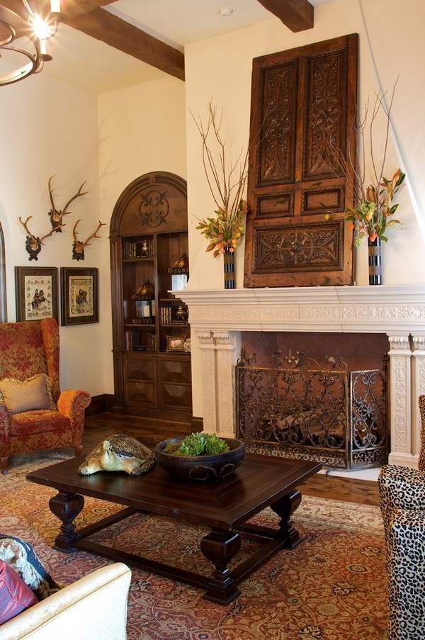 fireplace-accessories-iron fire-screen-decorative