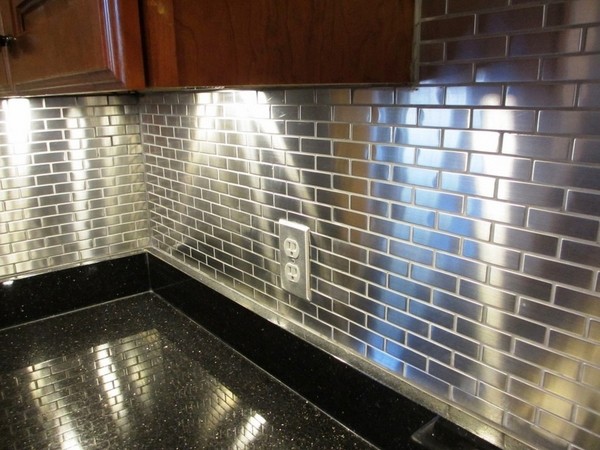 kitchen-design-ideas-stainless-steel modern shine