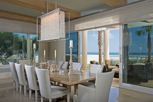modern-crystal-chandelier-design elegant dining room